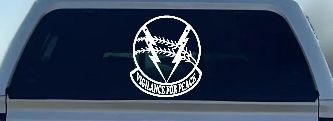 524th Bomb Squadron Vigilance For Peace Military Car or Truck Window Decal Sticker