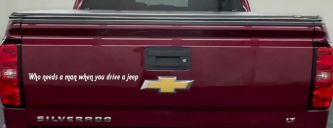 Who Needs A Man When You Drive A Jeep Off Road Car or Truck Window Vinyl Decal Sticker