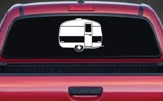 Camper Trailer Car or Truck Window Decal Sticker