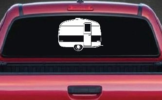 Camper Trailer Car or Truck Window Decal Sticker