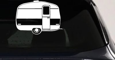 Camper Trailer Car or Truck Window Vinyl Decal Sticker