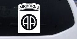 82nd Airborne Military Car or Truck Window Decal Sticker