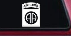 82nd Airborne Military Car or Truck Window Decal Sticker