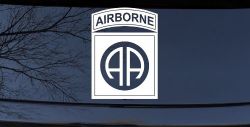 82nd Airborne Military Car or Truck Window Decal Sticker