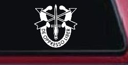 Army Special Forces Crest Military Car or Truck Window Decal Sticker