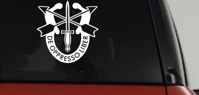 Army Special Forces Crest Military Car or Truck Window Vinyl Decal Sticker