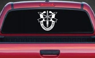 Army Special Forces Crest Military Car or Truck Window Decal Sticker
