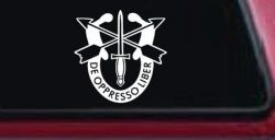Army Special Forces Crest Military Car or Truck Window Decal Sticker