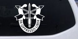 Army Special Forces Crest Military Car or Truck Window Decal Sticker