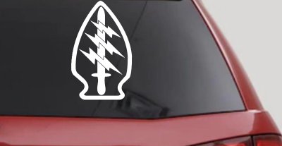 Airborne Ranger Special Forces Military Car or Truck Window Vinyl Decal Sticker