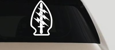 Airborne Ranger Special Forces Military Car or Truck Window Vinyl Decal Sticker