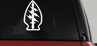 Airborne Ranger Special Forces Military Car or Truck Window Vinyl Decal Sticker