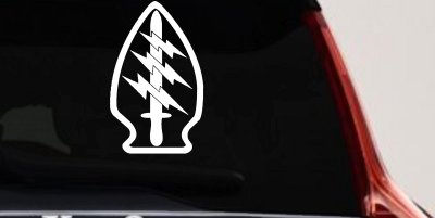 Airborne Ranger Special Forces Military Car or Truck Window Vinyl Decal Sticker