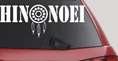 Hinonoei With Dreamcatcher Western Car or Truck Window Vinyl Decal Sticker