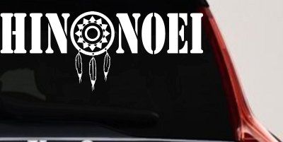 Hinonoei With Dreamcatcher Western Car or Truck Window Vinyl Decal Sticker