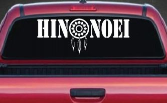Hinonoei With Dreamcatcher Western Car or Truck Window Decal Sticker