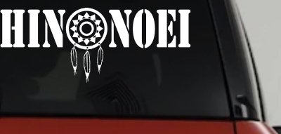 Hinonoei With Dreamcatcher Western Car or Truck Window Vinyl Decal Sticker
