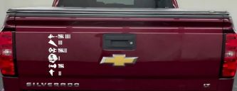 Star Wars Keeping Count Empire Sci Fi Car or Truck Window Decal Sticker (White)