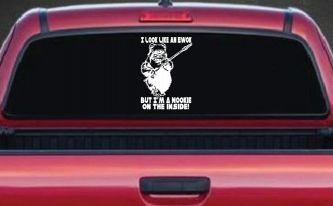 I Look Like An Ewok But I'm Wookie On The Inside Sci Fi Car or Truck Window Decal Sticker