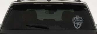 Ravenclaw Crest Sci Fi Car or Truck Window Decal Sticker (Silver)