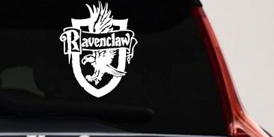 Ravenclaw Crest Sci Fi Car or Truck Window Vinyl Decal Sticker