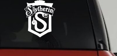 Slytherin Crest Sci Fi Car or Truck Window Vinyl Decal Sticker