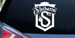 Slytherin Crest Sci Fi Car or Truck Window Decal Sticker