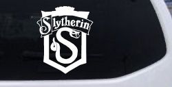 Slytherin Crest Sci Fi Car or Truck Window Decal Sticker
