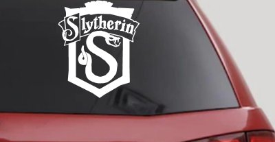 Slytherin Crest Sci Fi Car or Truck Window Vinyl Decal Sticker