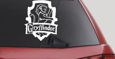 Gryffindor Crest Sci Fi Car or Truck Window Vinyl Decal Sticker
