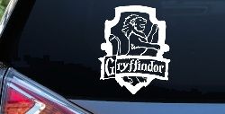 Gryffindor Crest Sci Fi Car or Truck Window Decal Sticker