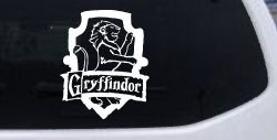 Gryffindor Crest Sci Fi Car or Truck Window Decal Sticker