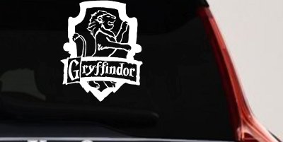 Gryffindor Crest Sci Fi Car or Truck Window Vinyl Decal Sticker