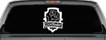 Gryffindor Crest Sci Fi Car or Truck Window Decal Sticker