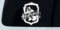 Hufflepuff Crest Sci Fi Car or Truck Window Decal Sticker