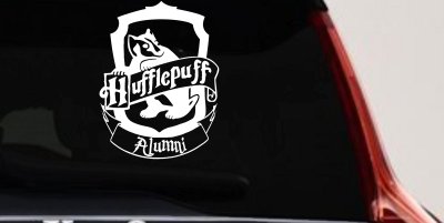 Hufflepuff Alumni Sci Fi Car or Truck Window Vinyl Decal Sticker