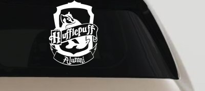 Hufflepuff Alumni Sci Fi Car or Truck Window Vinyl Decal Sticker