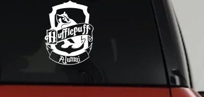 Hufflepuff Alumni Sci Fi Car or Truck Window Vinyl Decal Sticker