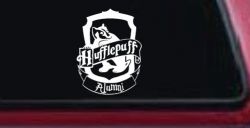 Hufflepuff Alumni Sci Fi Car or Truck Window Decal Sticker