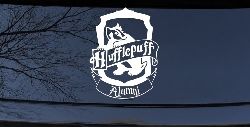 Hufflepuff Alumni Sci Fi Car or Truck Window Decal Sticker
