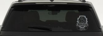 Gryffindor Alumni Sci Fi Car or Truck Window Decal Sticker (Telegrey)