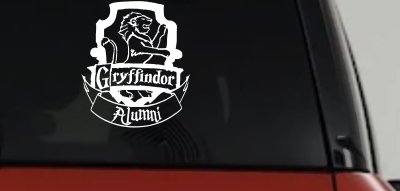 Gryffindor Alumni Sci Fi Car or Truck Window Vinyl Decal Sticker