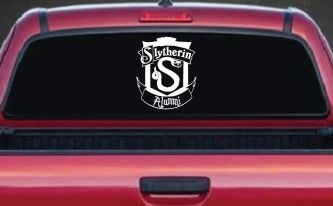 Slytherin Alumni Sci Fi Car or Truck Window Decal Sticker