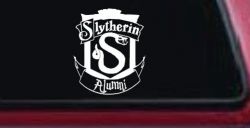 Slytherin Alumni Sci Fi Car or Truck Window Decal Sticker