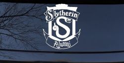 Slytherin Alumni Sci Fi Car or Truck Window Decal Sticker