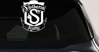 Slytherin Alumni Sci Fi Car or Truck Window Vinyl Decal Sticker