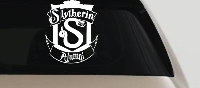 Slytherin Alumni Sci Fi Car or Truck Window Vinyl Decal Sticker