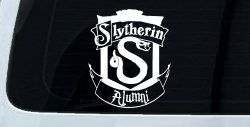 Slytherin Alumni Sci Fi Car or Truck Window Decal Sticker