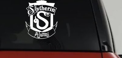 Slytherin Alumni Sci Fi Car or Truck Window Vinyl Decal Sticker