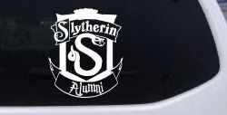 Slytherin Alumni Sci Fi Car or Truck Window Decal Sticker